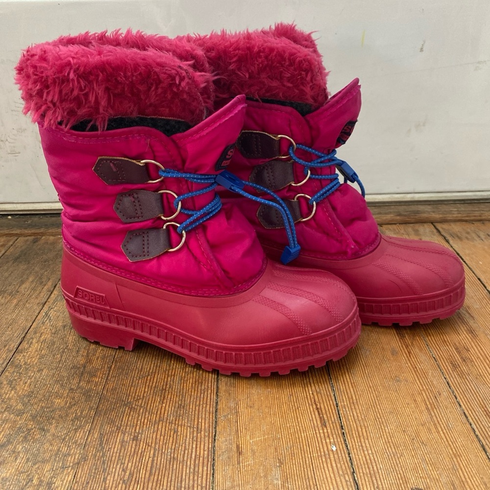 Sorel Kids Boots in Pink and Red